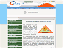 Tablet Screenshot of coreexcellence.com